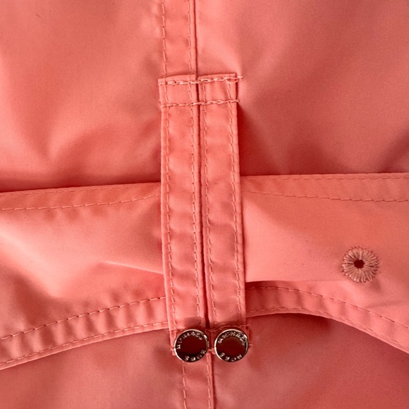 Michael Kors Coral Double-Breasted Trench Coat - Picture 7 of 7